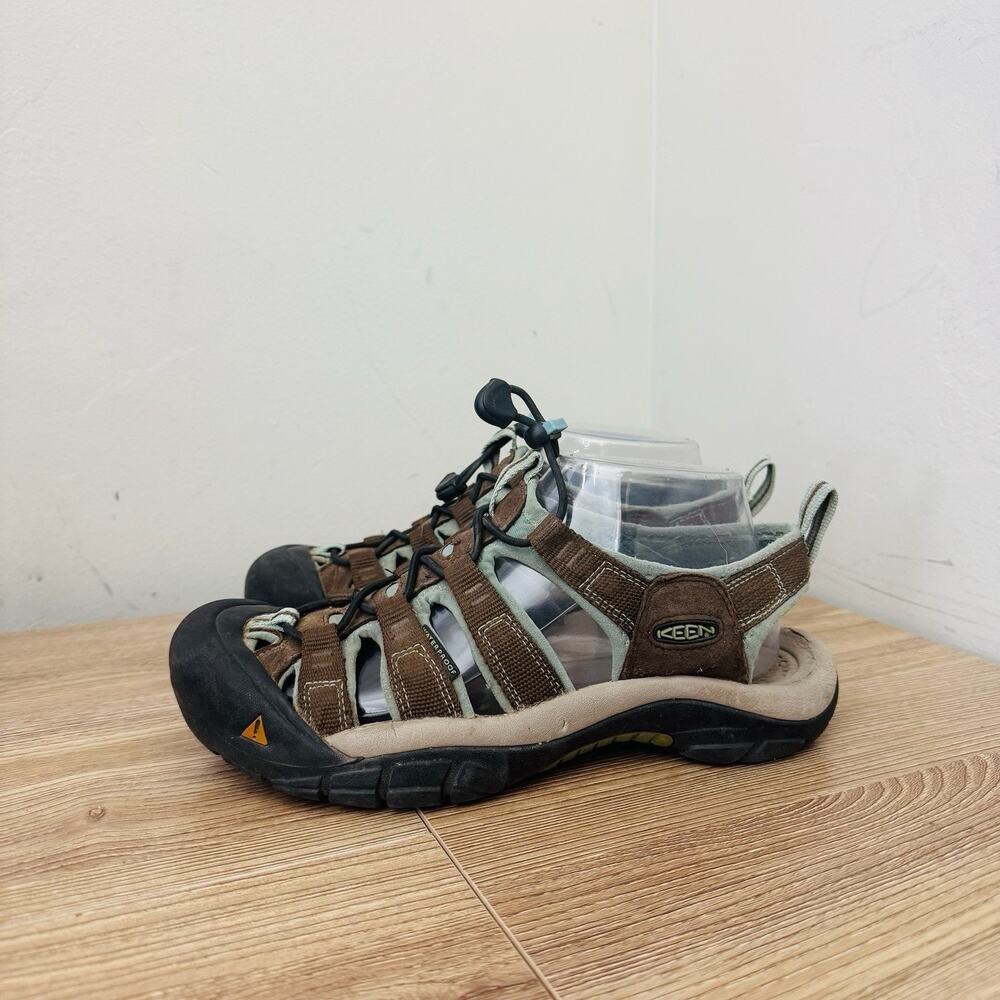 Keen Newport H2 Water Brown And Blue Sandals Women’s Size 8 - Picture 2 of 10